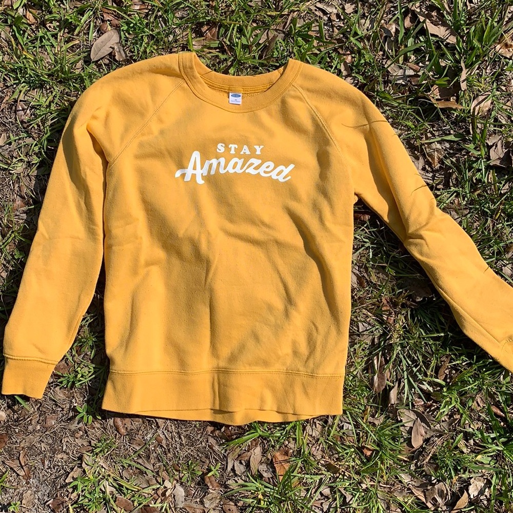 Yellow Women’s Graphic Crewneck